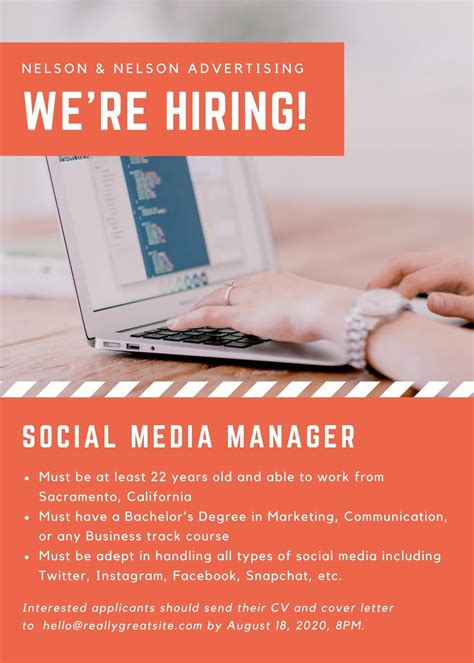 Job Announcement .